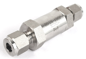 H91 stainless steel high pressure ferrule check valve